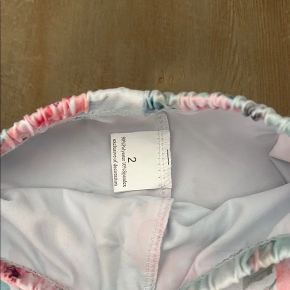 Adorable Sweetness Two Piece Peach Ruffle Tiered Capri Set - Size 2T - NWOT - Picture 11 of 12